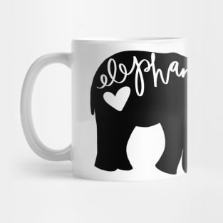 Elephant Love - Silhouette Mug